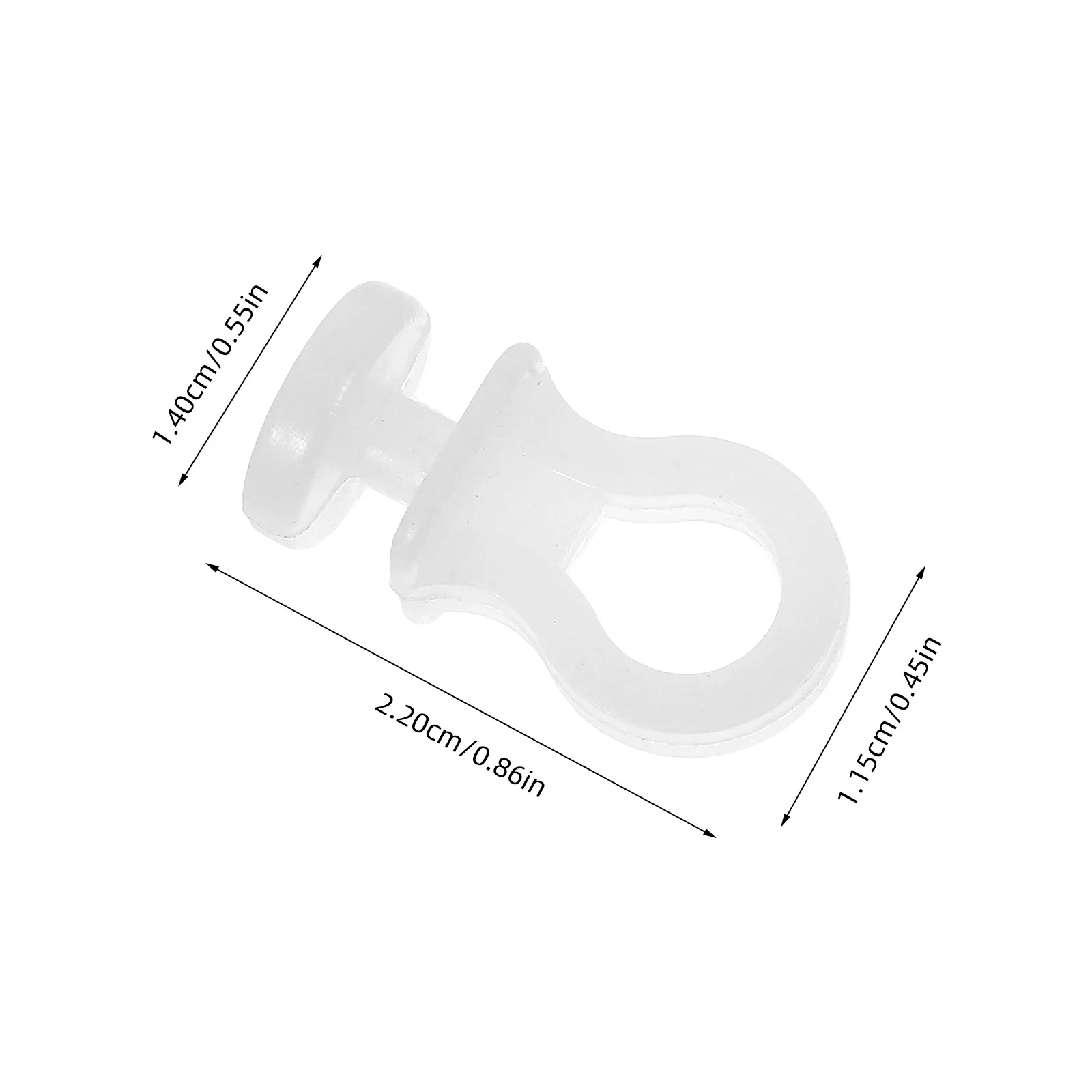 100 قطعة من البلاستيك الأبيض S السنانير انزلاق المسار المطبخ تخزين الفضاء توفير فائدة السنانير أواني معلقة خزانة النباتات