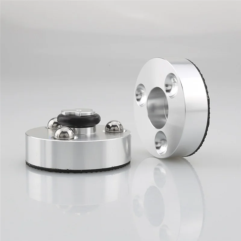 AK25-4PCS Podkładki izolacyjne pod głośniki Hi-Fi, nóżki, podstawki 40x23mm, aluminiowe tłumiki wibracji