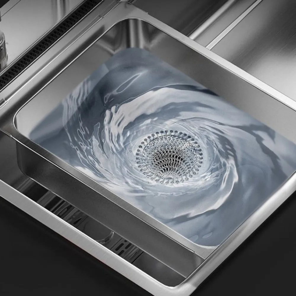 

Durable Stainless Steel Sink Strainer Anti-clog Universal Basin Drain Stopper Easy Install Drain Strainer Hair Catcher