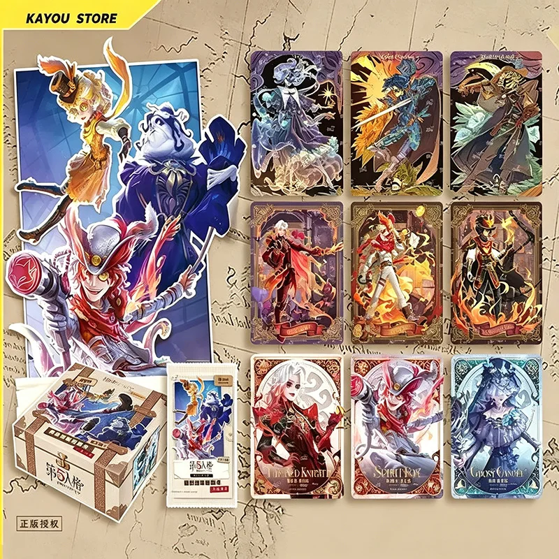 Cartes à collectionner authentiques Kayou Identity V : Évidences cachées et dossiers de personnages – Accessoire de jeu officiel, cadeau pour collectionneurs