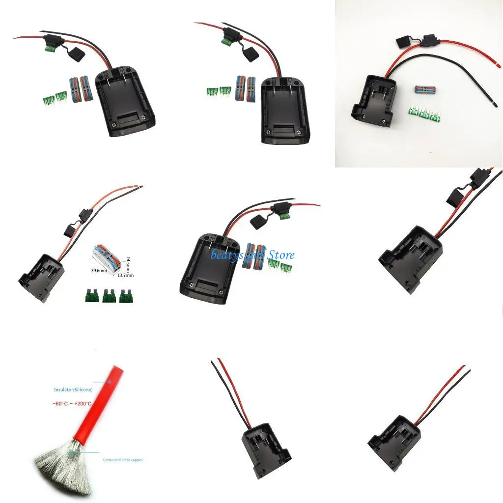 

C7AB 12AWG Output Battery Adapters Design For 18V Tool 48111850 48111852, 48111860