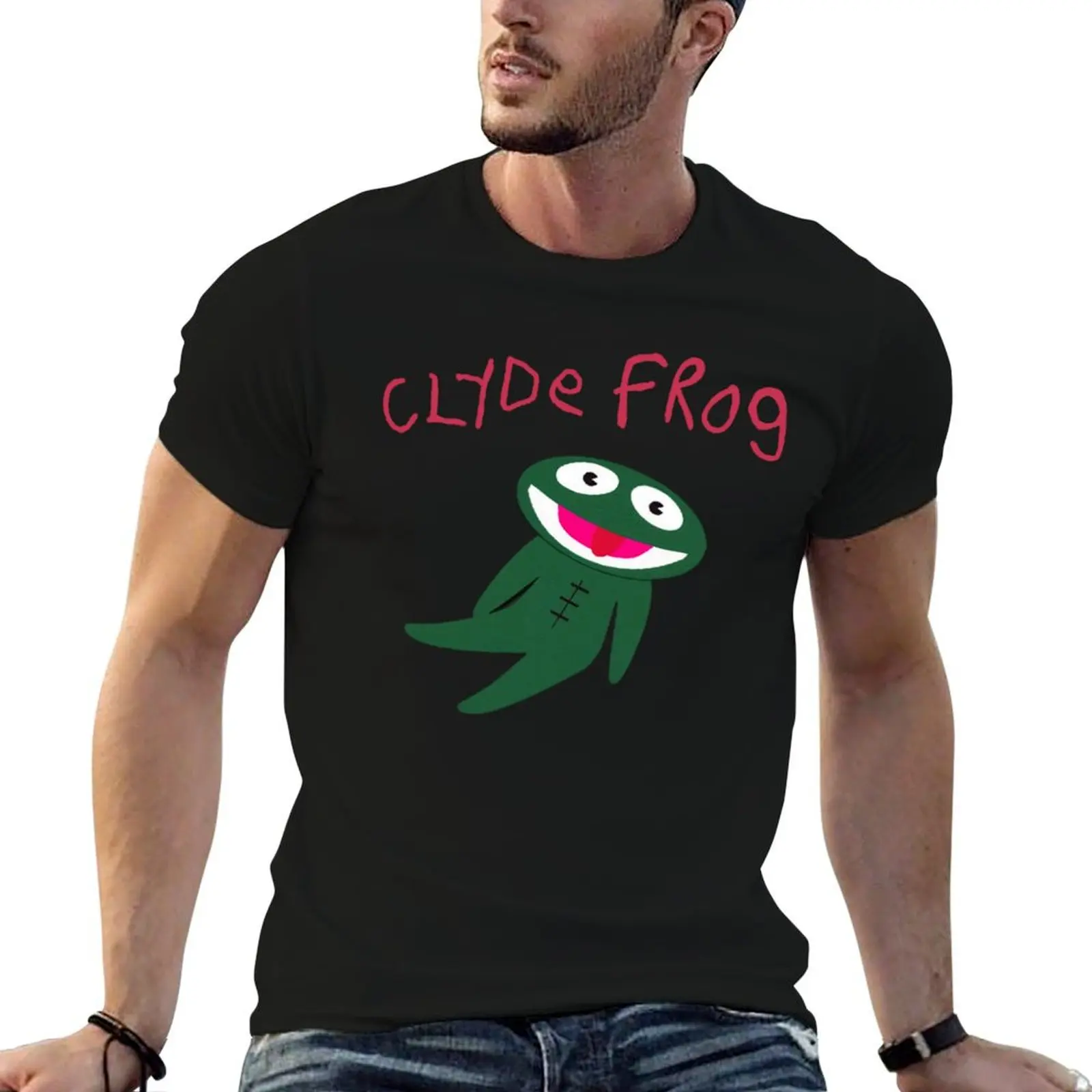 Clyde Frog T-Shirt Anti-Fade Casual Tee Shirt