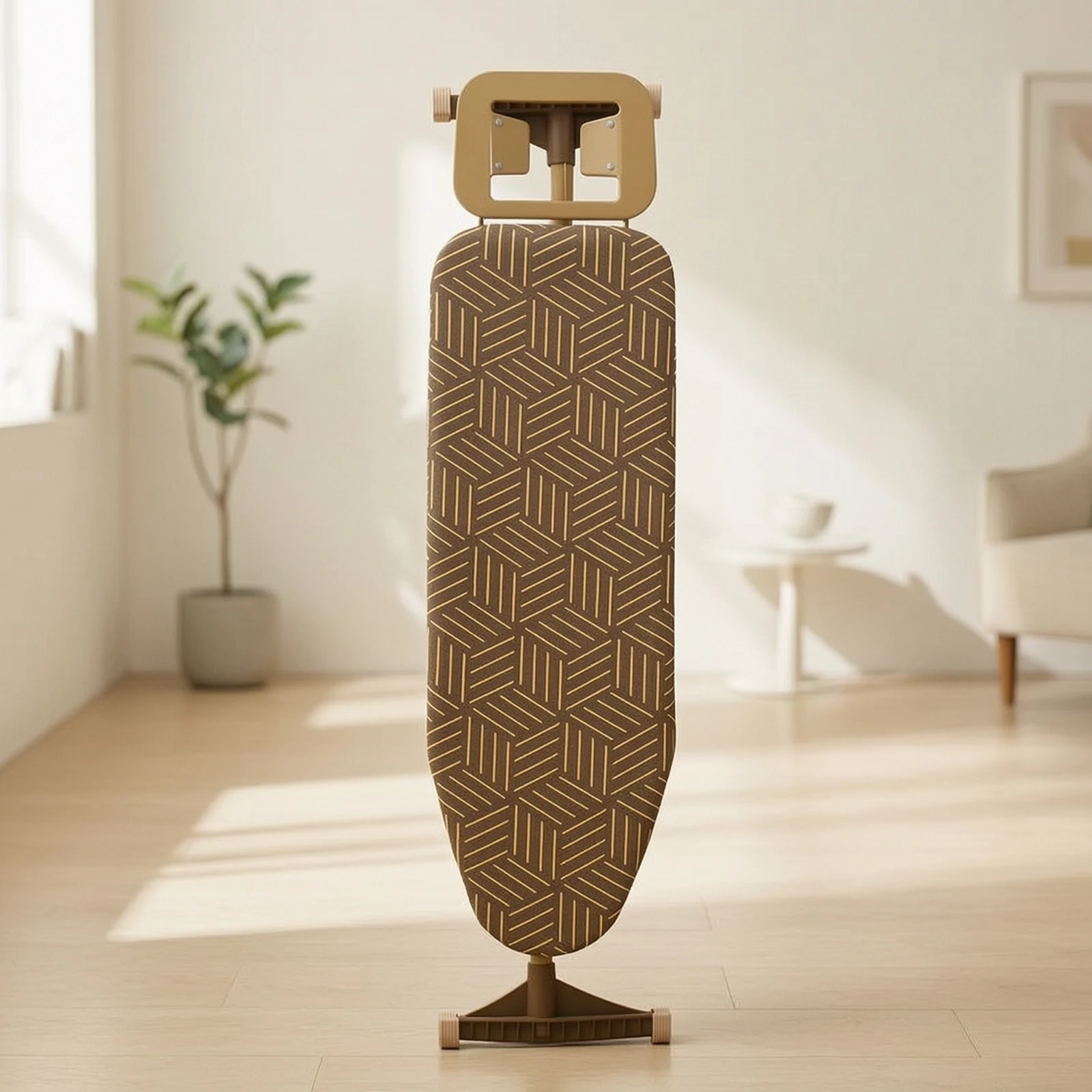 Foldable Ironing Board Portable Ironing Board with Metal Frame Furniture Sturdy Stable for Homeowners, Laundry Room, Apartment