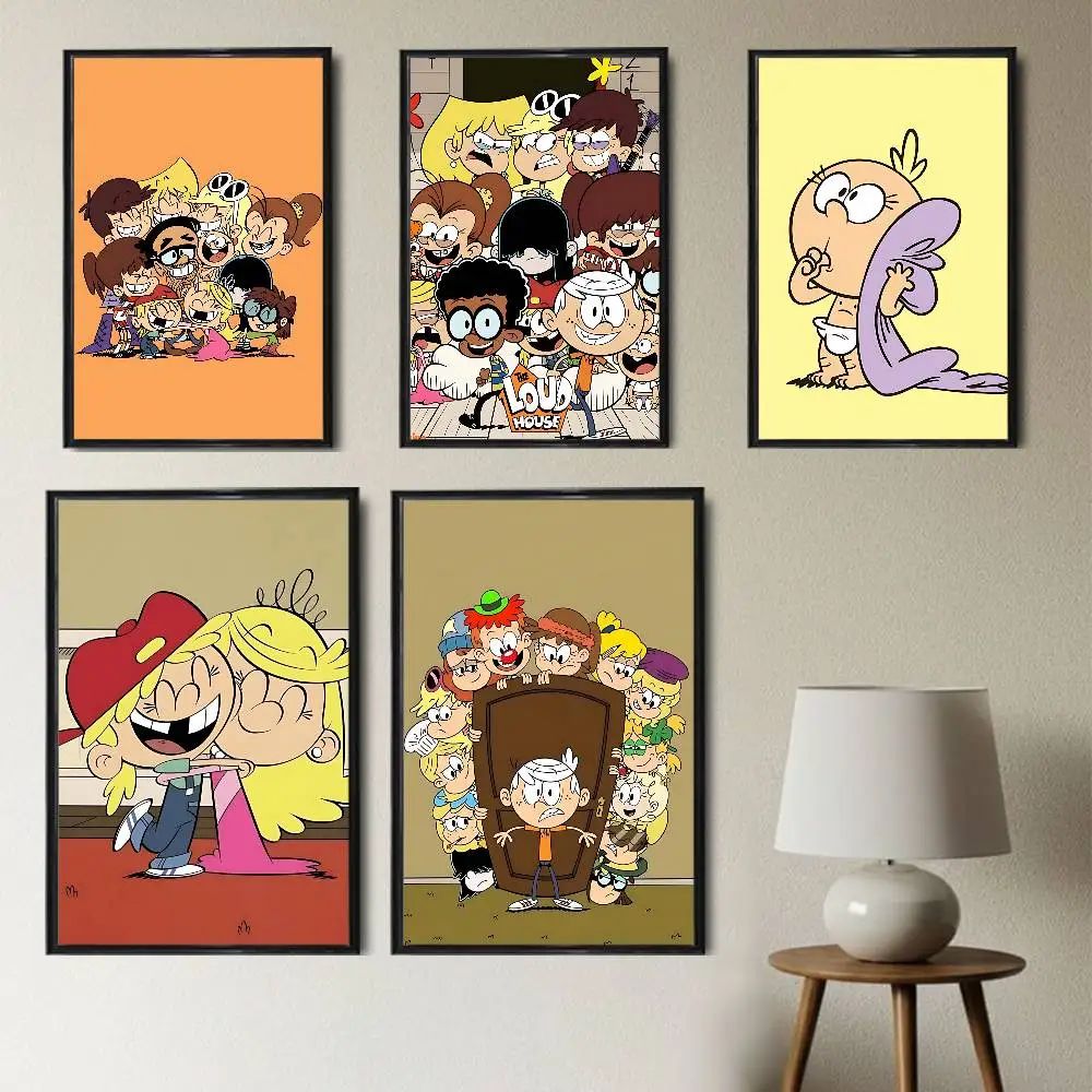 Ronnie Anne Santiago Loud House Wall Art Anime Canvas Painting Poster For Living Room Decoration Picture Home Decor