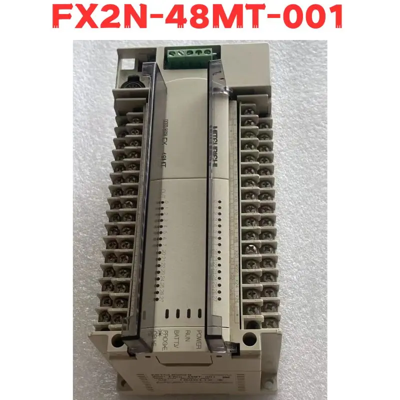 Second-hand FX2N-48MT-001 FX2N 48MT 001 PLC Tested OK