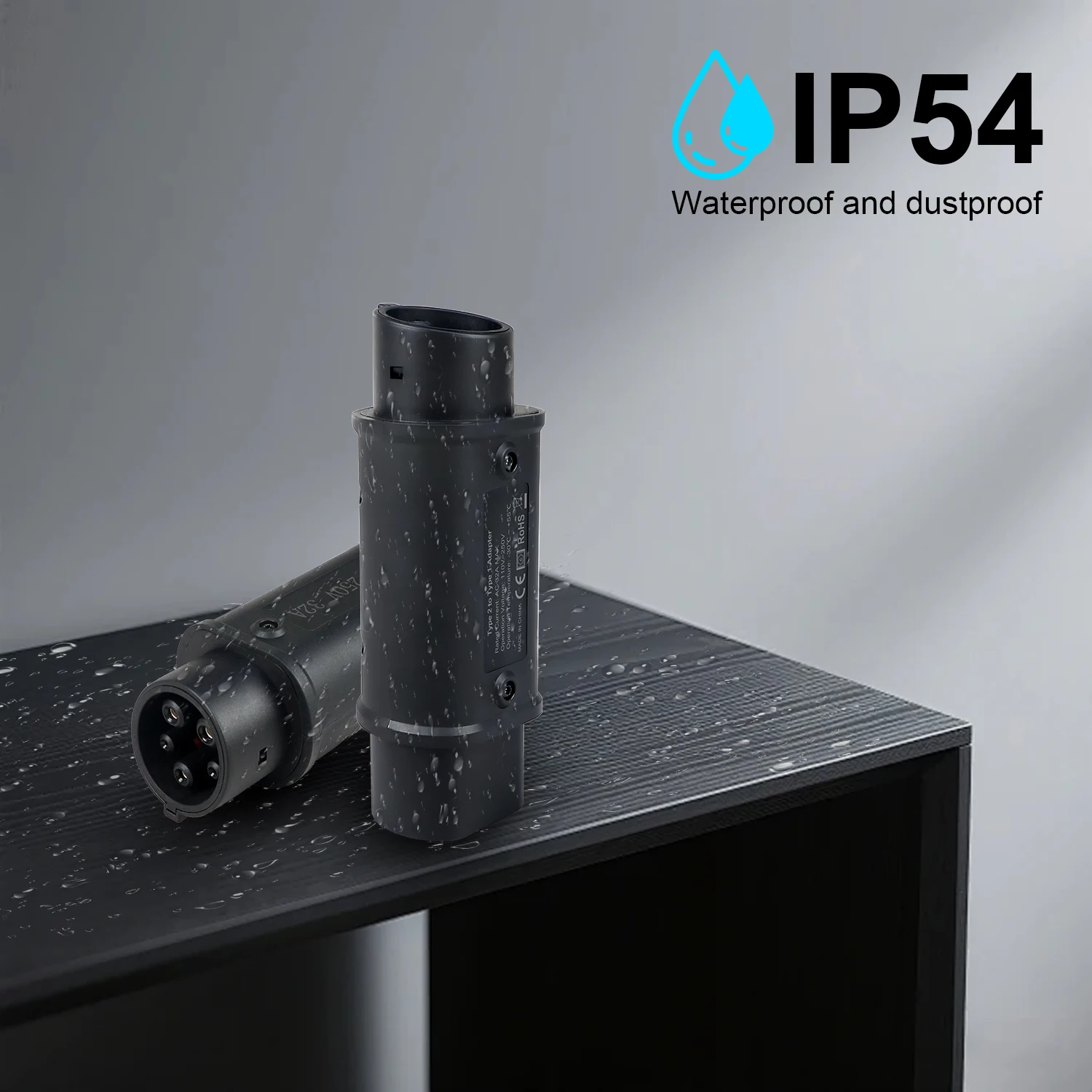 Kolanky 32A 7,2 KW tipo 2 a tipo 1 adaptador tipo 1 a tipo 2 conventilador tipo 2 a GBT adaptador de carga de vehículos eléctricos