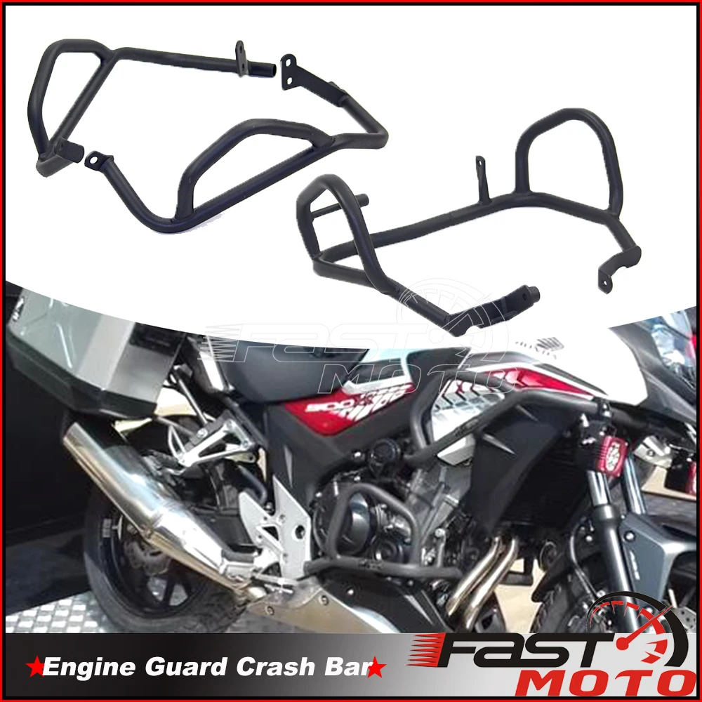 

Motorcycle Engine Guard Crash Bar Protection For Honda CB500X CB400X CB500F CB400F 2013-2018 Highway Bumper Frame Protector