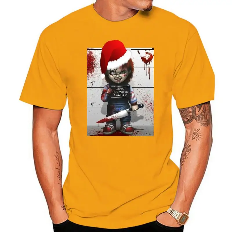 2022 Best T Shirts Merry Bloody Christmas Chucky Horror Kids Men T shirt Gift Xmas Present FunnyHip-Hop Casual Clothing