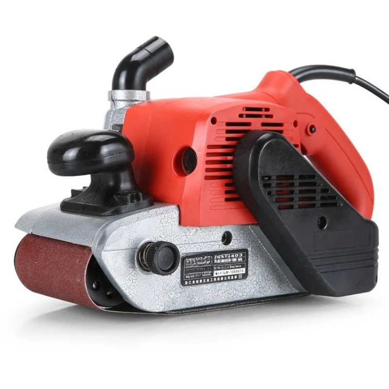 Tank 4 inch high-power belt sander, portable sanding and polishing machine, flat plate sander, woodworking