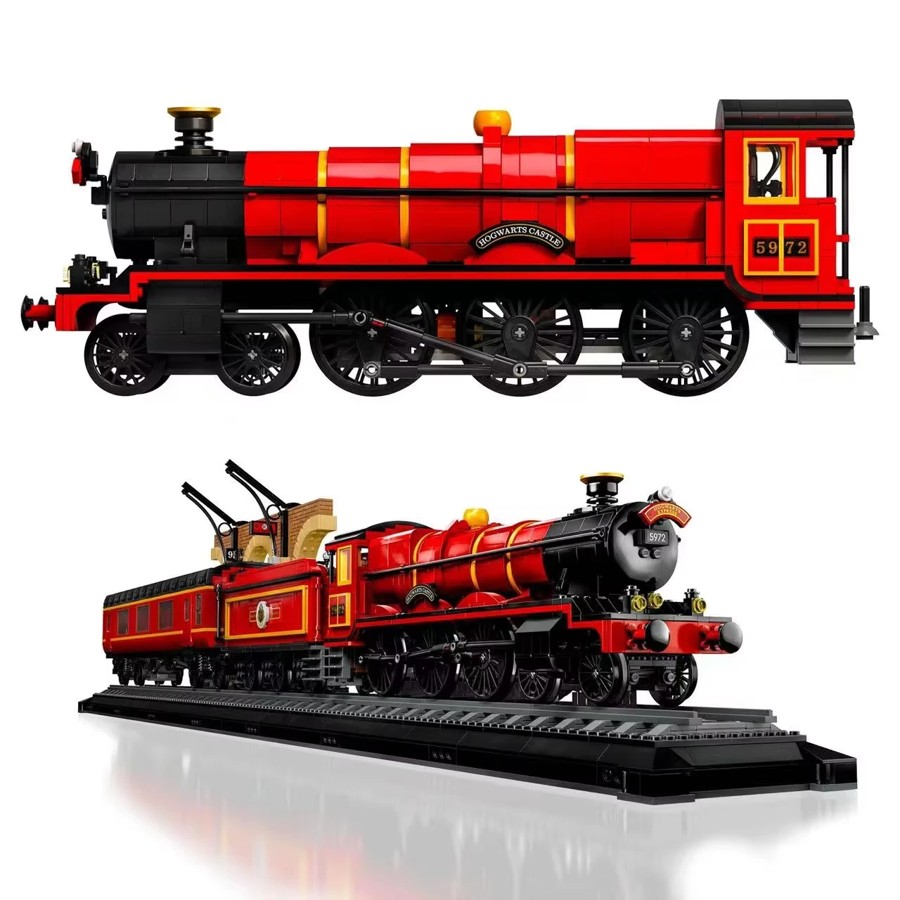 

VOCKOOEdición de coleccionista 118CM Hogiwartsed Express Train Building Set ladrillos con Minifigis juguetes para adultos regalo