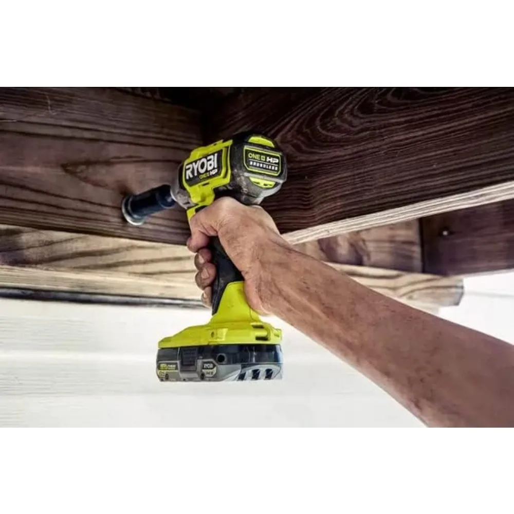 Imagem -06 - Ryobi-cordless Brushless One Plus hp 18v in Pblid01b Impact Driver Apenas Ferramenta