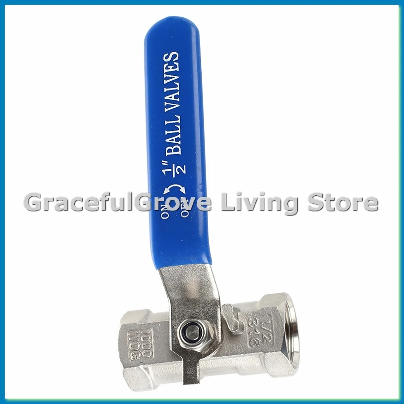 

Шаровые краны с рычагом 1/2 дюйма и внутренней резьбой, длинная ручка, нержавеющая сталь 316, WOG1000-ABFB