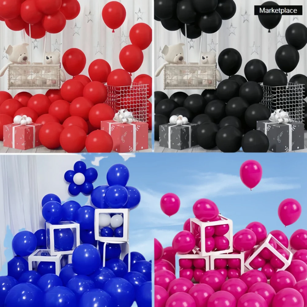 5/10/12 بوصة 10/20/30 قطعة الطفل الأزرق اللاتكس بالونات أحمر أخضر أبيض الرمال الزفاف الديكور Globos استحمام الطفل حفلة عيد ميلاد ديكور