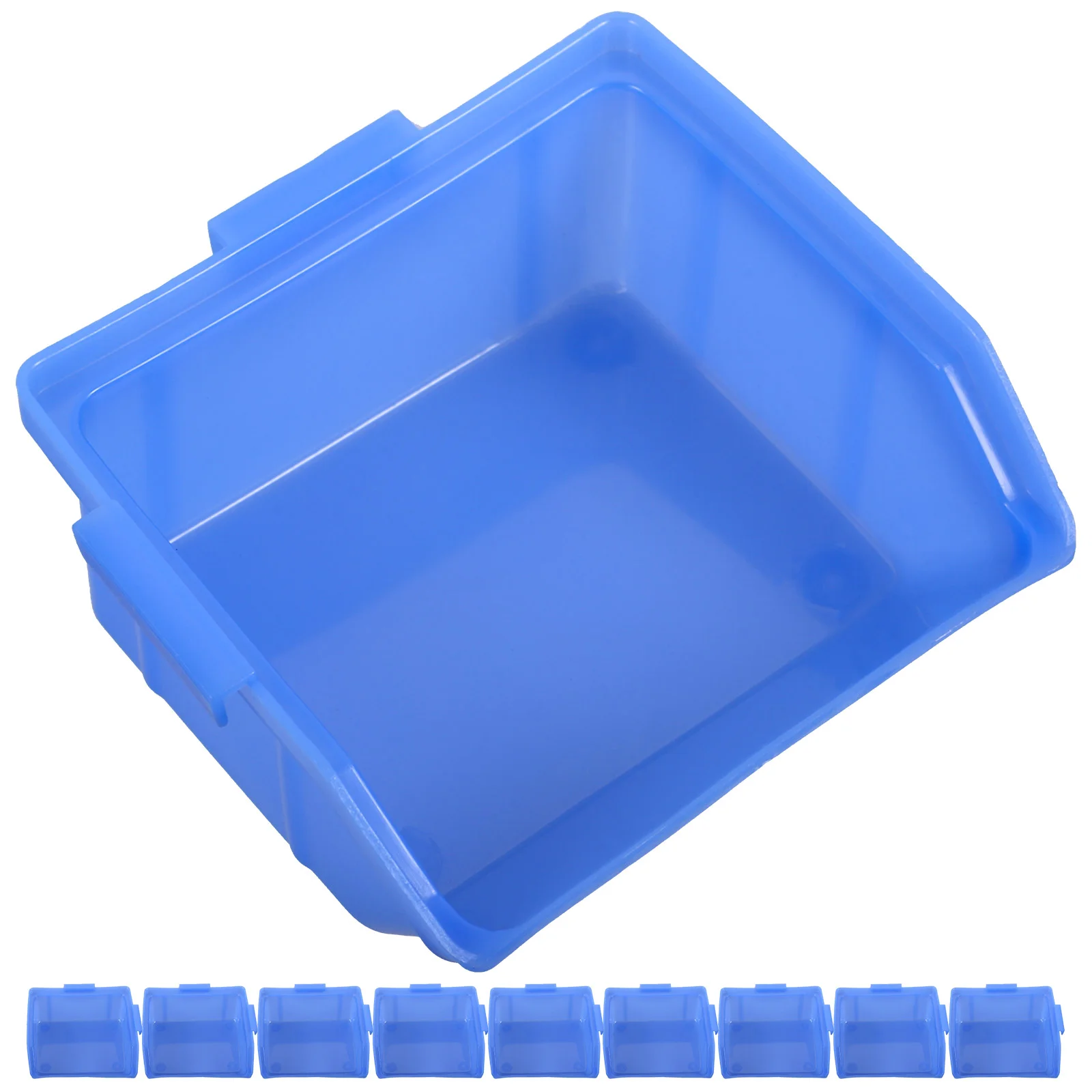 10 Pcs Warehouse Parts Box Containers Storage Bins Multifunctional Tool Case