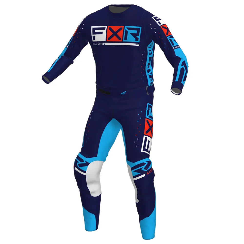 2022 Motocross Racing Gear Set FXR Motocross Jersey Pants Adult ATV Downhill Bike Kits Offroad Moto Suit Mens SIZE-S-2XL