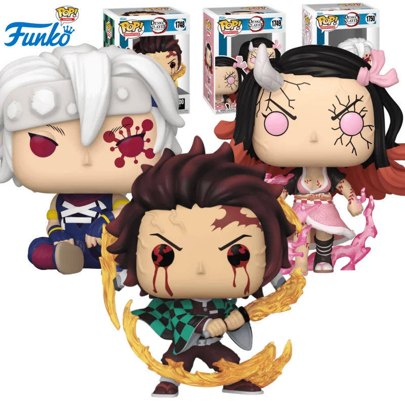 

Demon Slayer Funko Pop Anime & Manga Tanjiro Kamado Anime Figure Action Figure Toys for Boys Gift Collectible Model Ornaments