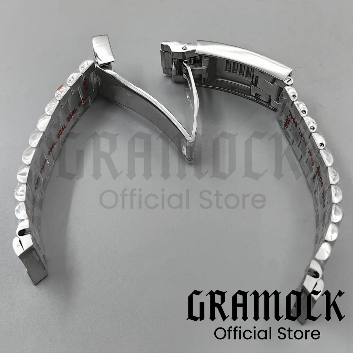 20mm Width Watch Band 904L Stainless Steel New Double End Link President Bracelet Fold Glide Clasp Two Tone Gold Rose Gold Strap