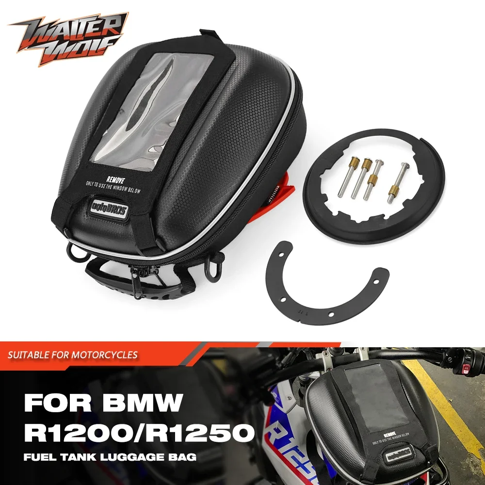 Bagagem da motocicleta Tanklock Bag, saco do tanque de combustível para BMW R1200GS LC F850GS R1200R R1200RS R1200 R1250 RT R1250R R1250RS S1000XR F900XR