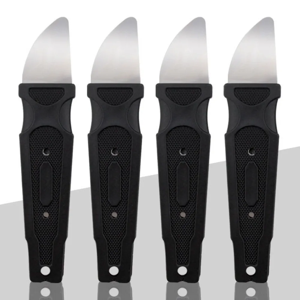 Stainless Steel Crowbar Pry Tool Anti-Slip Handle Precision Edge Metal Prying Bar Thin Blade Compact Size Disassembly Tool
