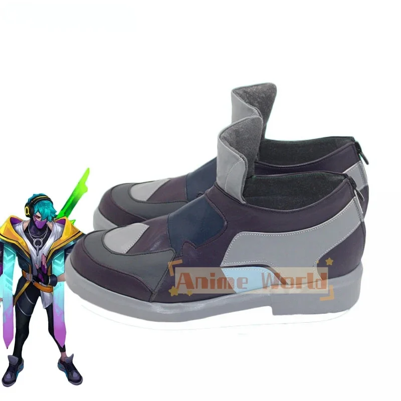 

Game Aphelios Cosplay Shoes PU Leather Shoes Halloween Carnival Boots Cosplay Prop Custom Made