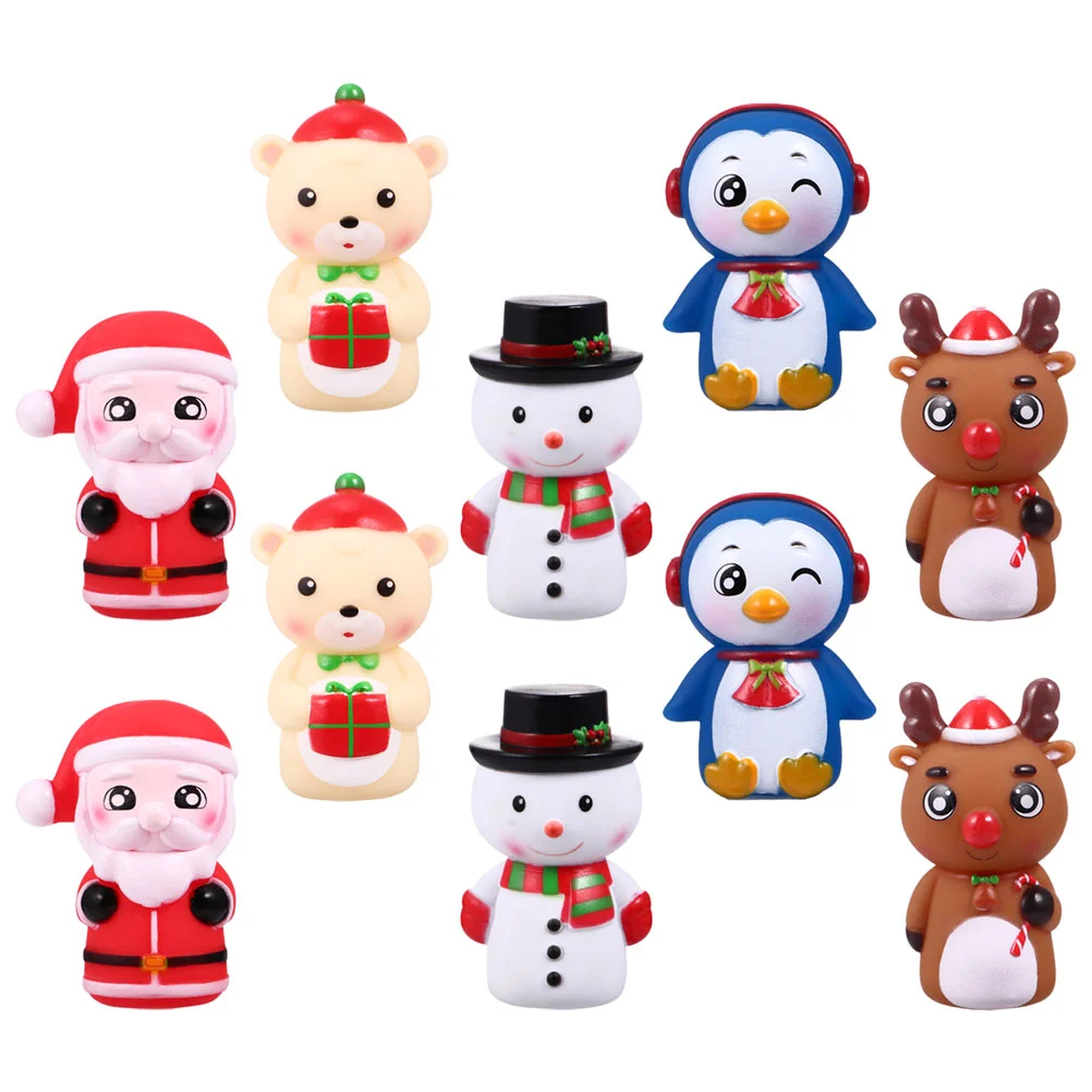 

Christmas Finger Puppet Toy Puppets for Toddlers Mini Interactive Toys Kids Cartoon Hand Small