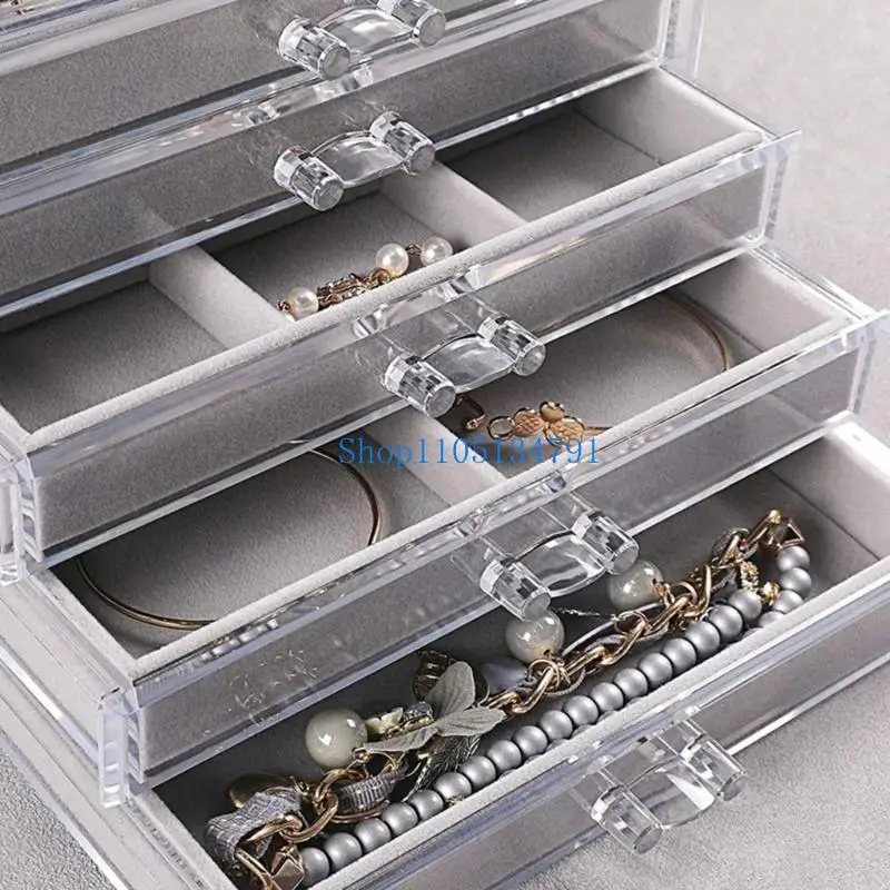 

98km Multi Layer Acrylic Jewelry Organizers Drawers for Bedroom and Dressing Table