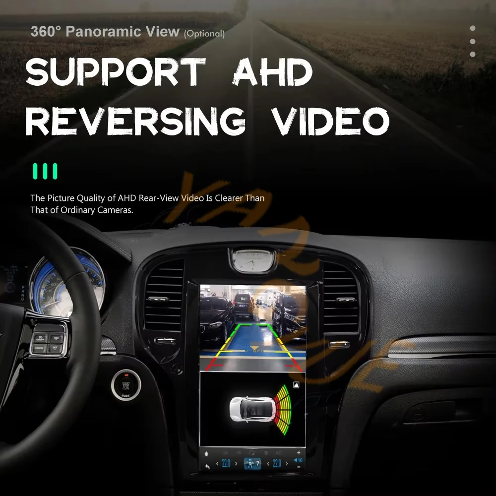 13.6" For Chrysler 300 300S 300C 2011-2022 2023 Android 13.0 8-Core Car Multimedia Player Stereo Receiver Radio GPS 4G WIFI view 3