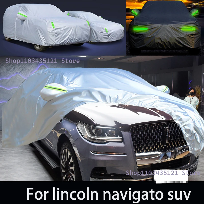 

For lincoln navigato suv Outdoor Protection Full Car Covers Snow Cover Sunshade Waterproof Dustproof Exterior Car accessories