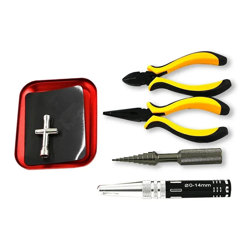 Zestaw narzędzi 18 w 1RC Śrubokręt Szczypce Zestaw nasadek sześciokątnych do naprawy samolotów RC Zabawki do modeli samochodów RC