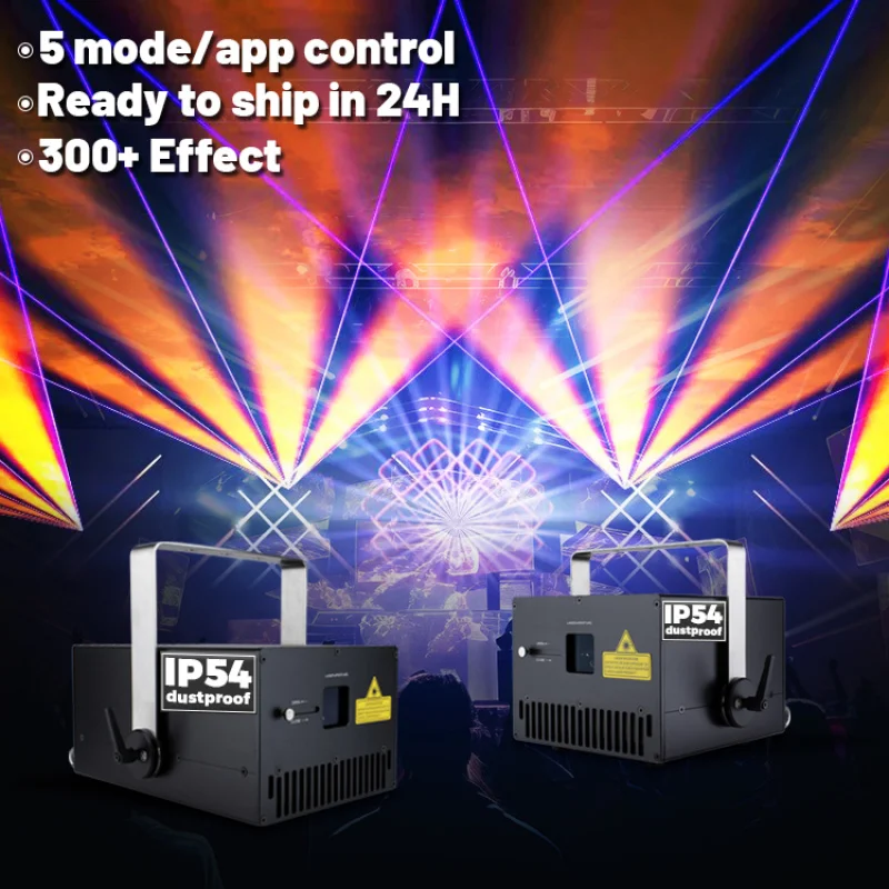 

High Power 5W 6W 8W 10W 15W 20W Multi Full Color Animated Stage ILDA Pangolin FB4 DJ Bar Laser Show Equipment Lighting System