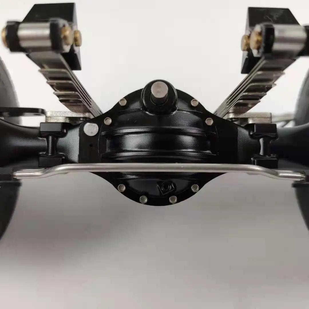 Leaf Spring Axle Conversion Kit for Tamiya 1/14 Truck Models, DIY Military Truck Upgrade Parts, RC Car Mounting Bracket Set​