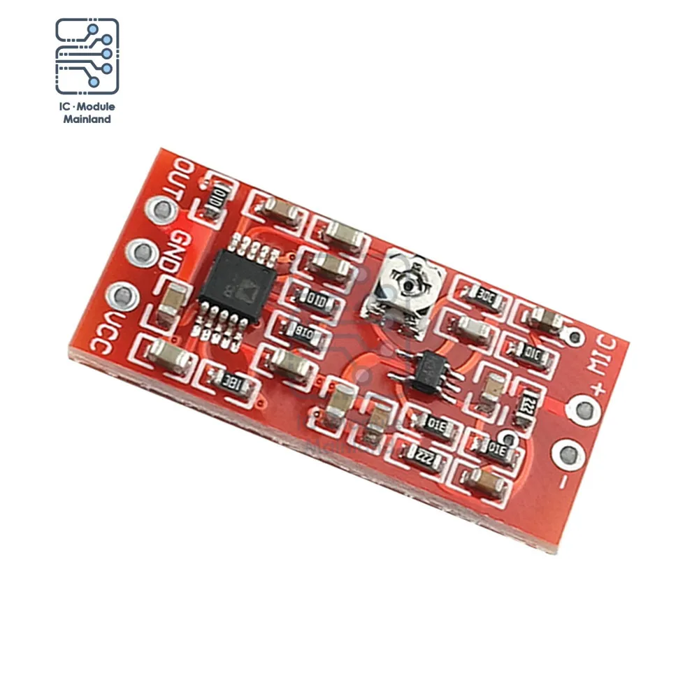 Imagem -05 - Electret Microfone Pré-amplificador Módulo Voz Amp Compressão Max4466 Ssm2167