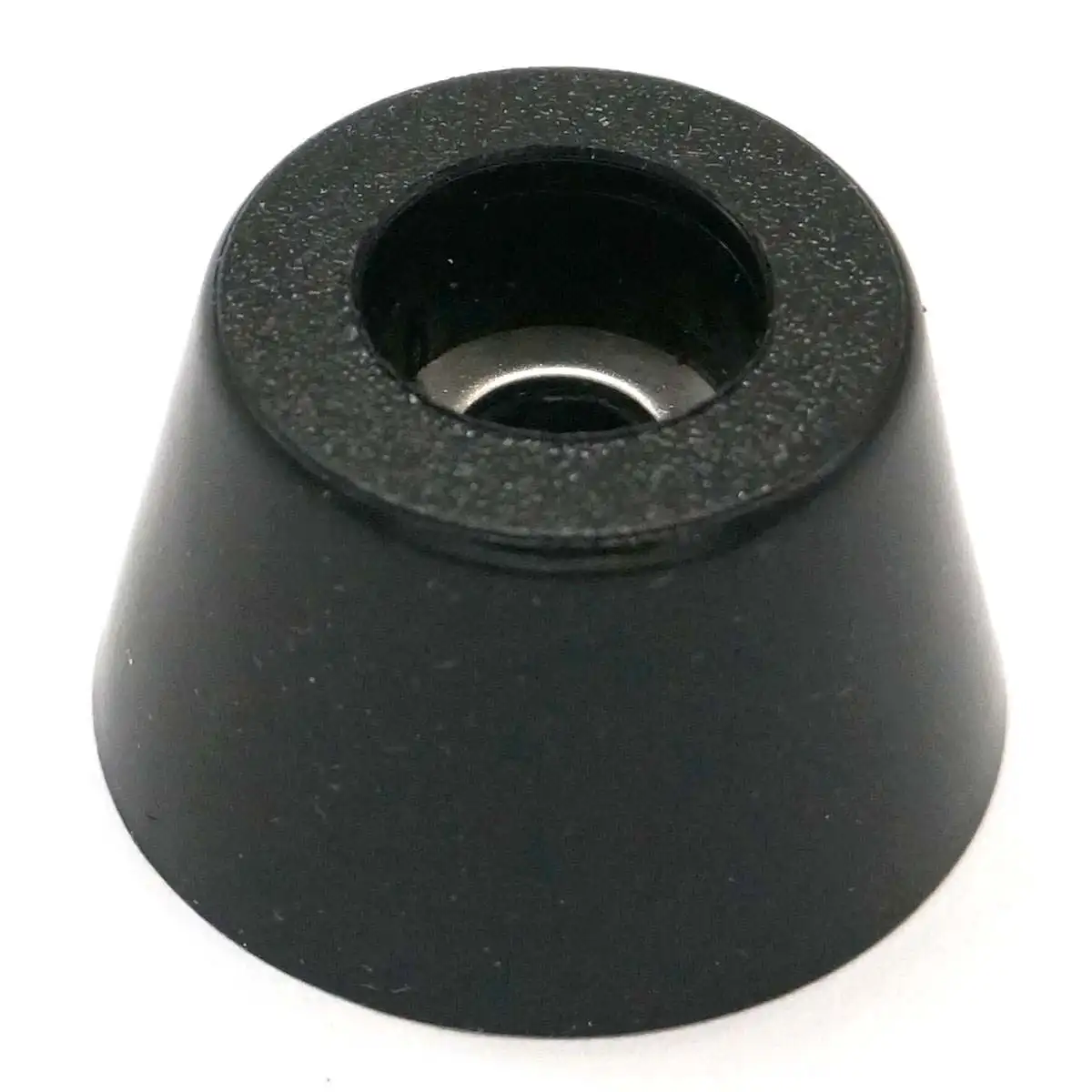 (4) Hole 3-8mm Anti Slip Furniture Legs Feet Black Speaker Cabinet Bed Table Box Conical Rubber Shock Pad Floor Protector