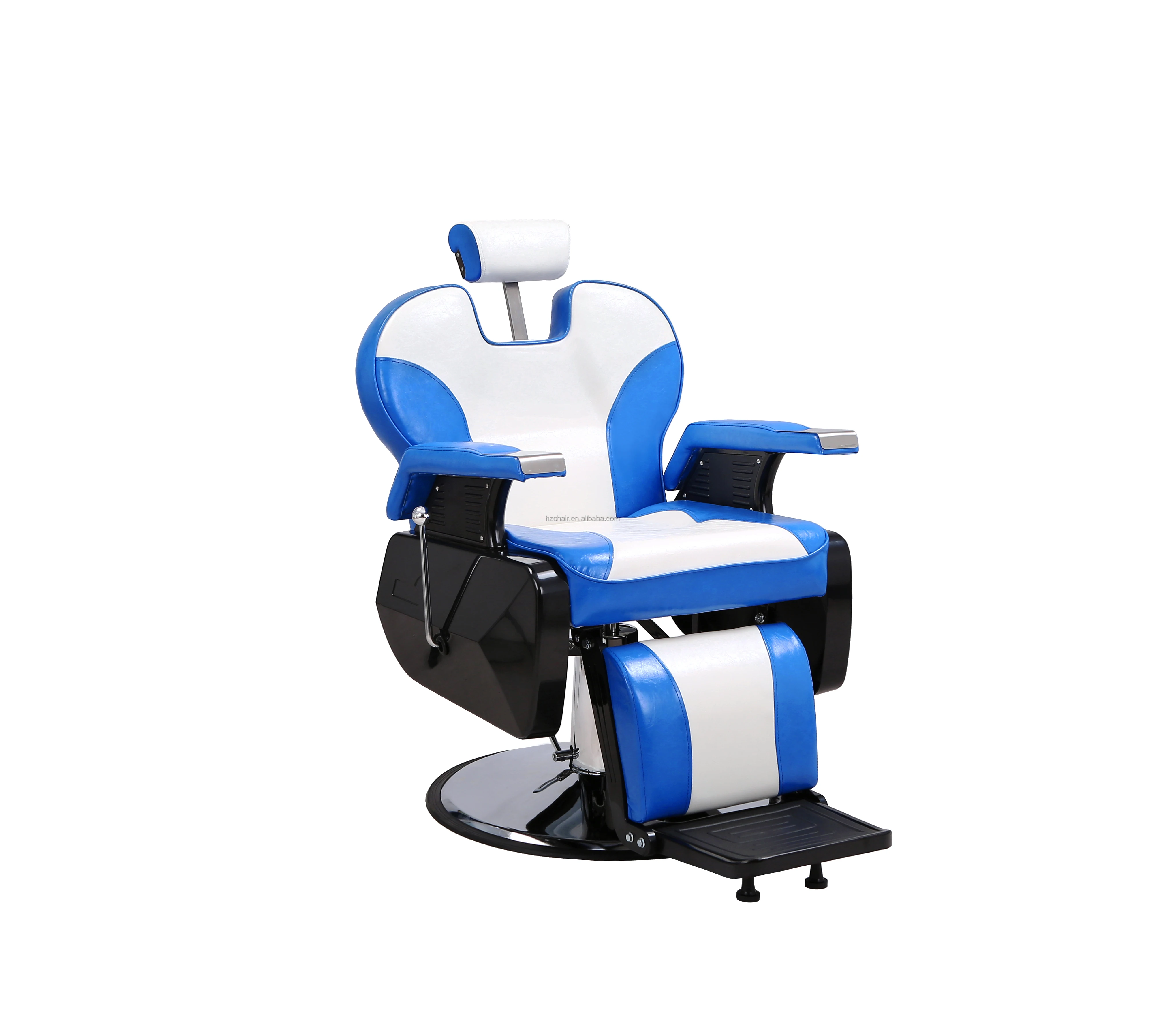 

New Style Blue White Hairdressing Chairs Barber Shop Salon Furniture Barber Chair
