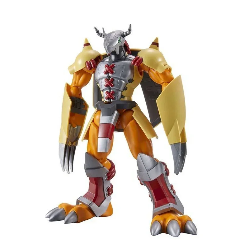 Genuine Bandai Rise FRS Digimon Adventure Anime Figure War Greymon Metal Garurumon Assembling Model Action Figurine Toys Gift