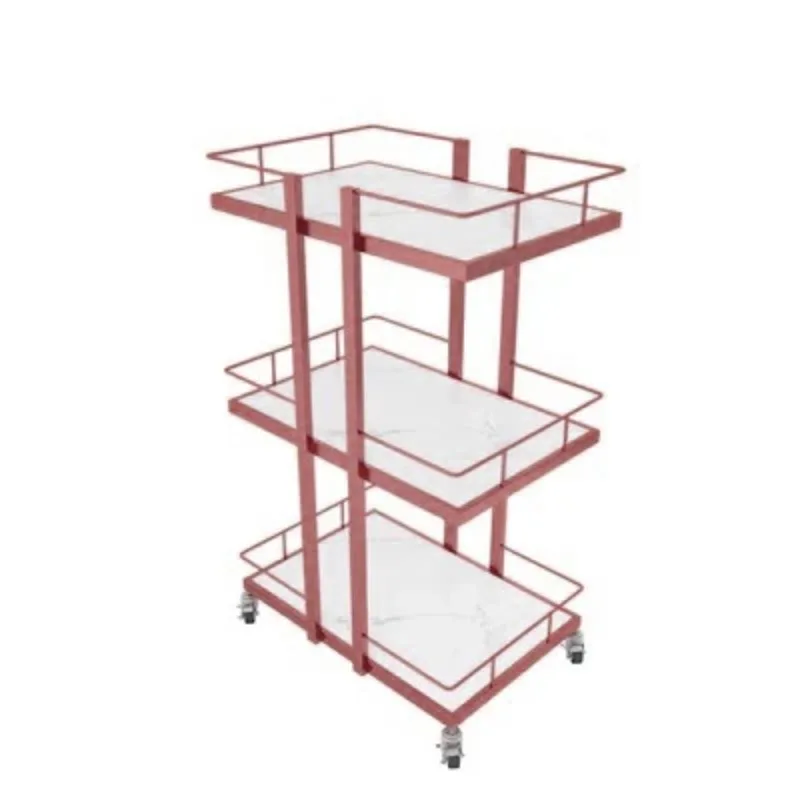 Auxiliary Cart Hairdresser Salon Delivery Trolly Beauty Barber Furniture Laboratory Trolley Esthetician Rollwagen Shopping Tray