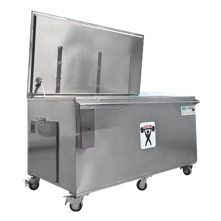 Industrial kitchen range hood filter oil remover high temperature stainless steel heating soaking tank