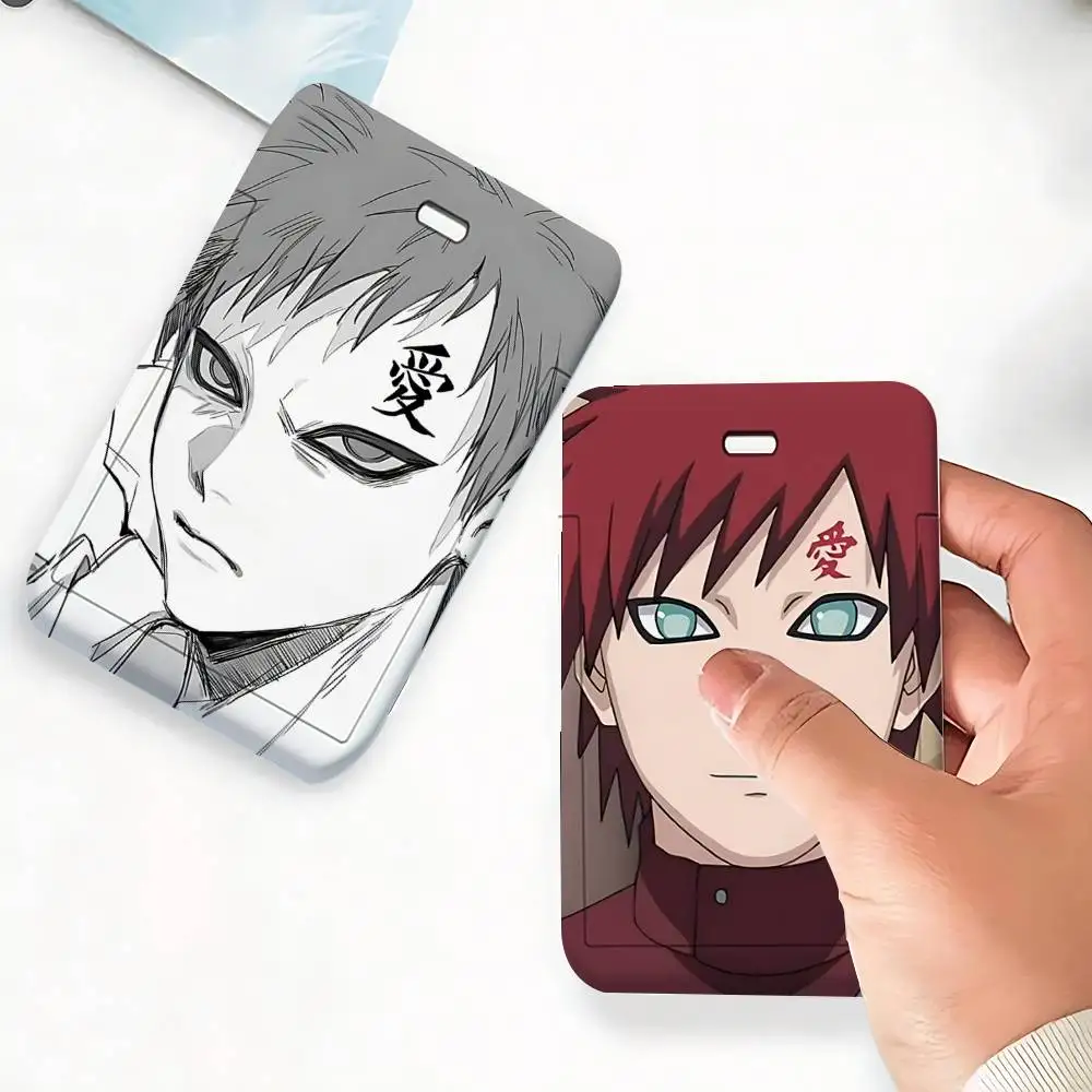 G-Gaara Card Holder, Leather Card Storage Box, Key Chain, Access Tag Holder, ID Card Holder, Key Chain