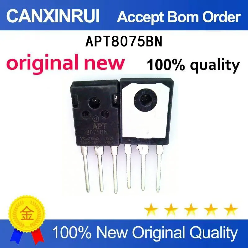 

(5-100 Pieces) Brand new original APT8075BN 8075BN high-power transistor 12A 800V spot chip