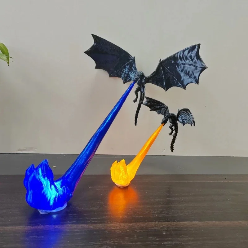 Dragon Flame Book Nook Shelf, Insert LED Illuminated 3D Resin, Fantasy Diorama Home Library Table, Decor Gift For Readers Kids
