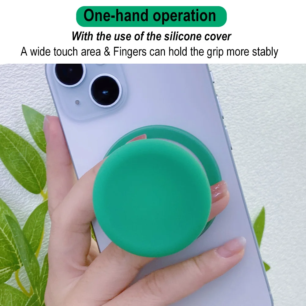Grippopso Magnetischer Handyhalter Griptok Socket 360° ° Mit Silikonhülle für Magsafe Grip Fingerringhalter Ständer – Detail 10