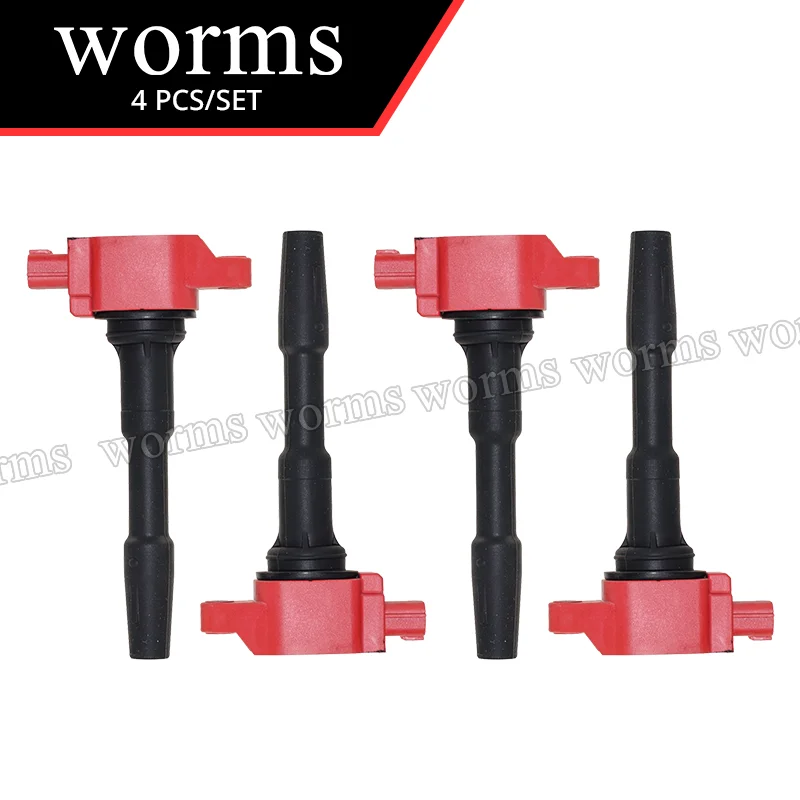 

Worms Racing Ignition Coil 4PCS Set High Performance For Renault Captur Clio Megane Kangoo H5F 1.2L Turbo I4 224332428R
