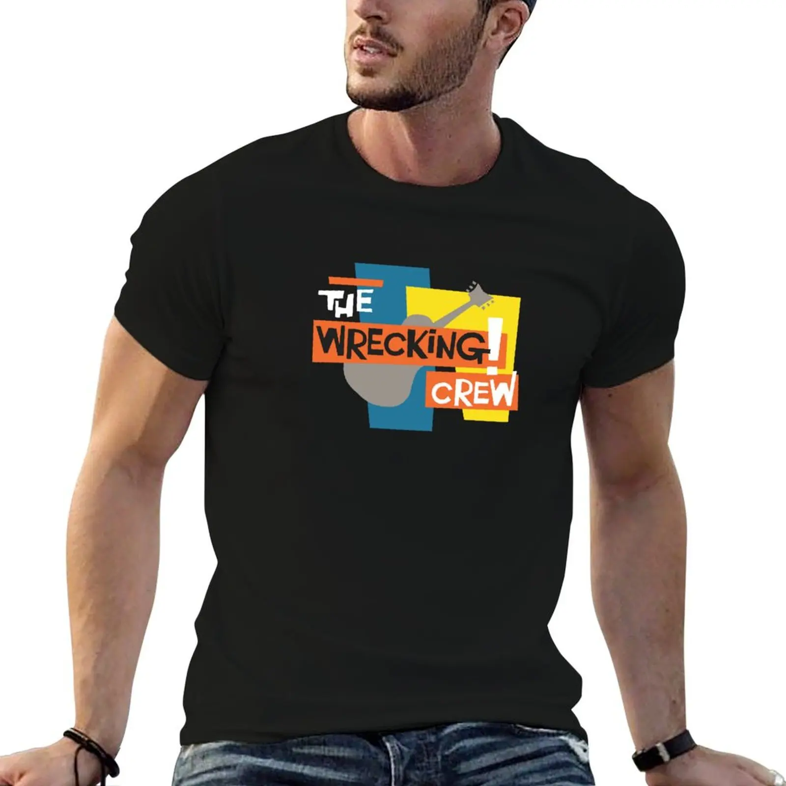 Equipo de Demolición! Camiseta de los músicos del estudio de los años 60, camiseta lisa para hombre, camiseta de algodón de alta calidad, camisetas de anime, camiseta de gran tamaño