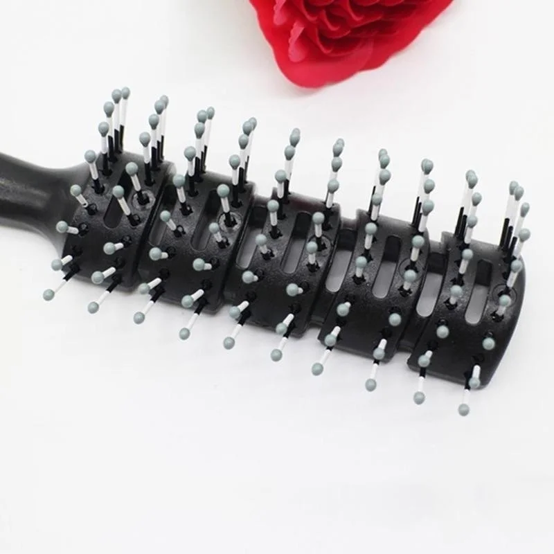 2026 New Practical 1pcs Men Hair Brush Ceramic Iron Round Comb Barber Dressing Salon Styling Suitable Hair Care Tools