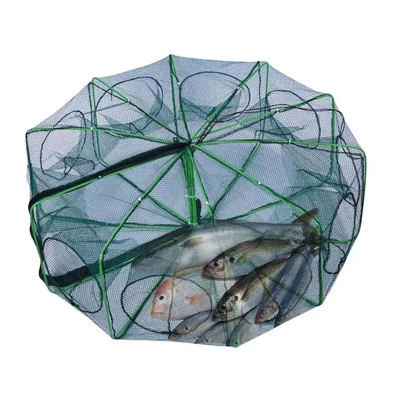 

Shrimp Cast Net Foldable Fish Portable Net Multi-Functional Portable Folding Fish Trap For Catching Small Fish Shrimp Crayfish