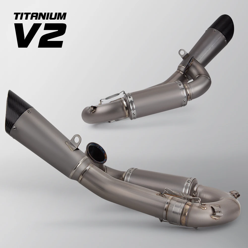 For streetfighter v2 panigale v2 s 2020-2024 D35A-LT41T with power pack titanium exhaust system kit S1 Project slip on line