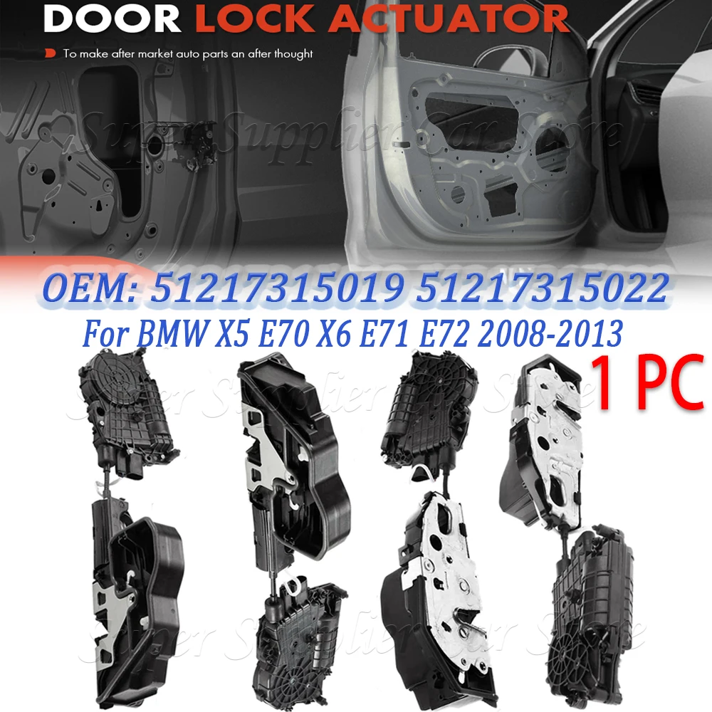 

For BMW X5 E70 X6 E71 E72 2008-2013 Car Soft Close Door Lock Mechanism Actuator 51217315019 51217315022 51227315023 51227315024