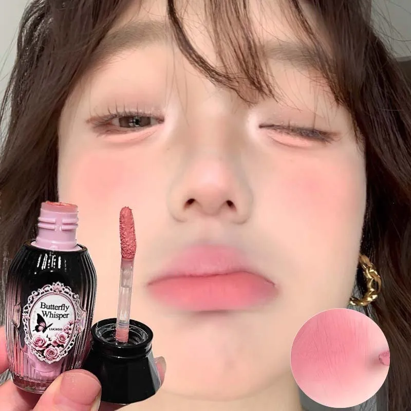 6-Color Soft Mist Lip Gloss Velvet Matte Lip Mud Natural Color Long Lasting Smooth Texture Lipstick Daily Nude Korean Lip Makeup