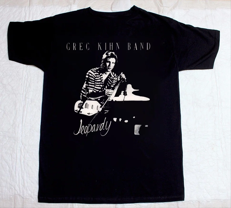 Greg Kihn Band Jeopardy Album Music Short Sleeve Unisex Tee Cotton Shirt