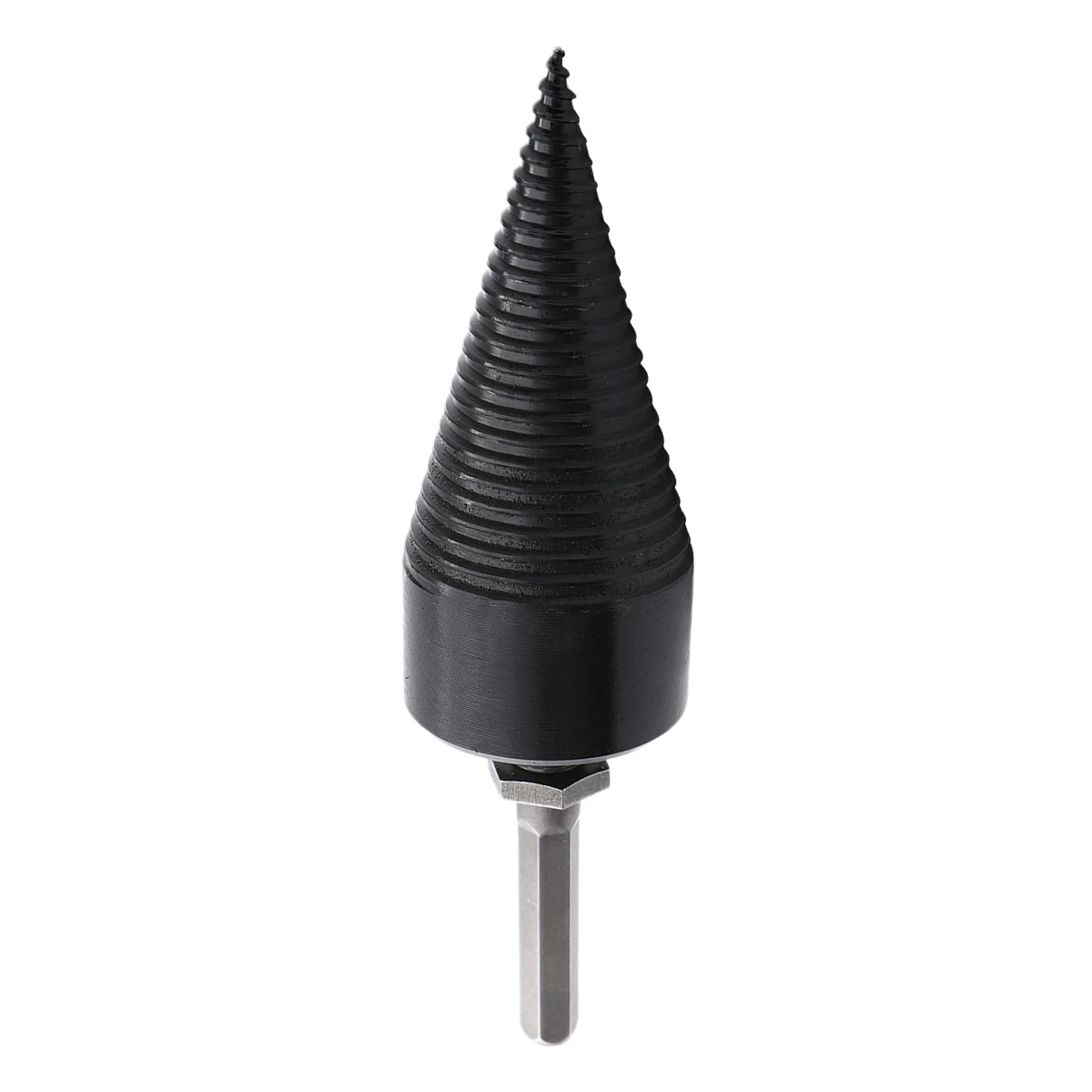 

32mm Hexagonal Handle Chopping Wood Drill Firewood Drill Bit Chop Wood Splitting Tool Size S ( 8mm Hex Handle)